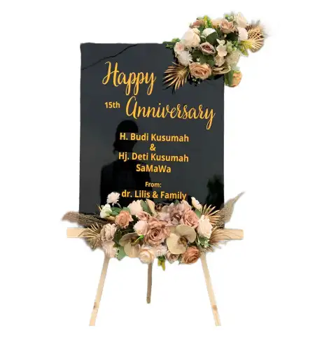 Papan Bunga Akrilik Wiyoro