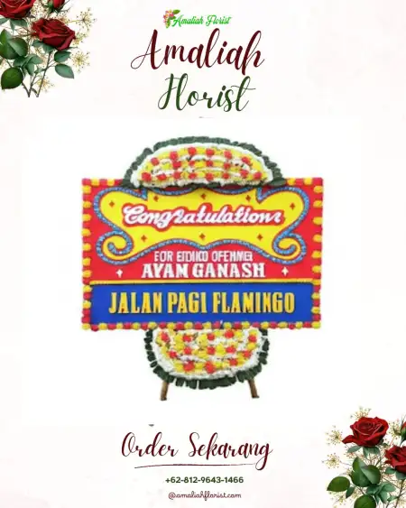 Sewa Papan Bunga Wiyoro